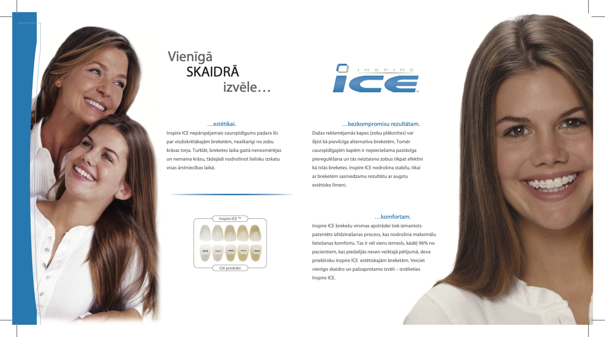 Inspire ICE brochure in Latvian.
