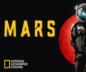 Mars test banner for Google Ads.